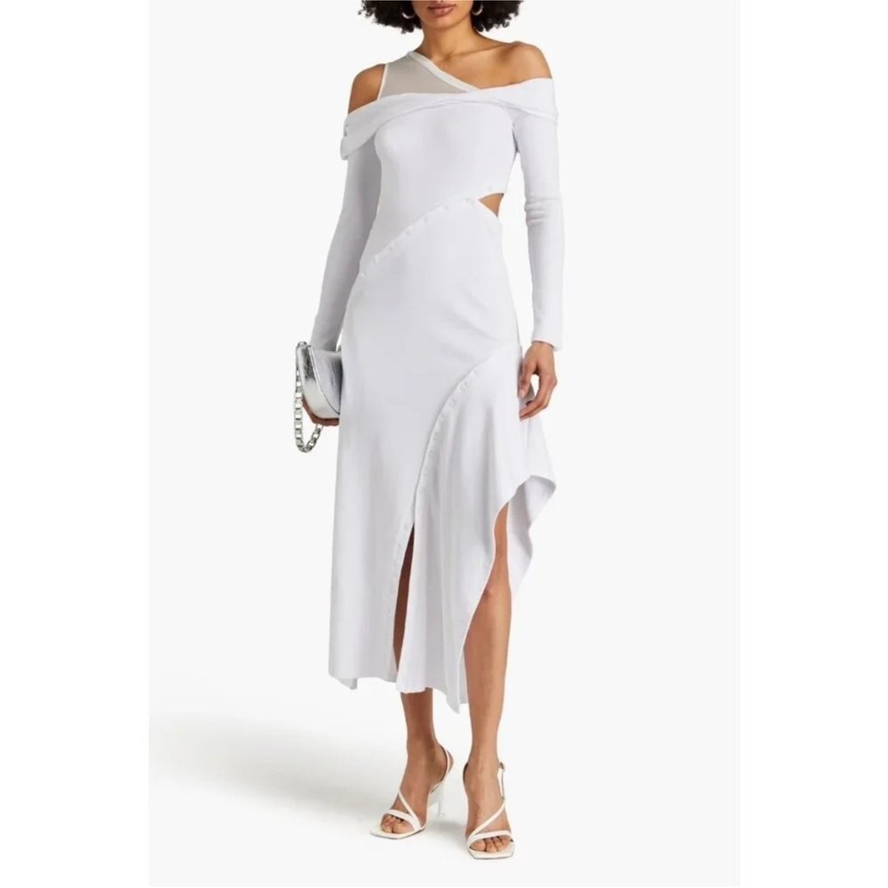Jonathan simkhai white tinsley dress